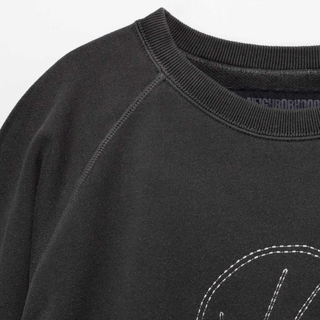 Neighborhood PIGMENT DYED SWEATSHIRT, Black