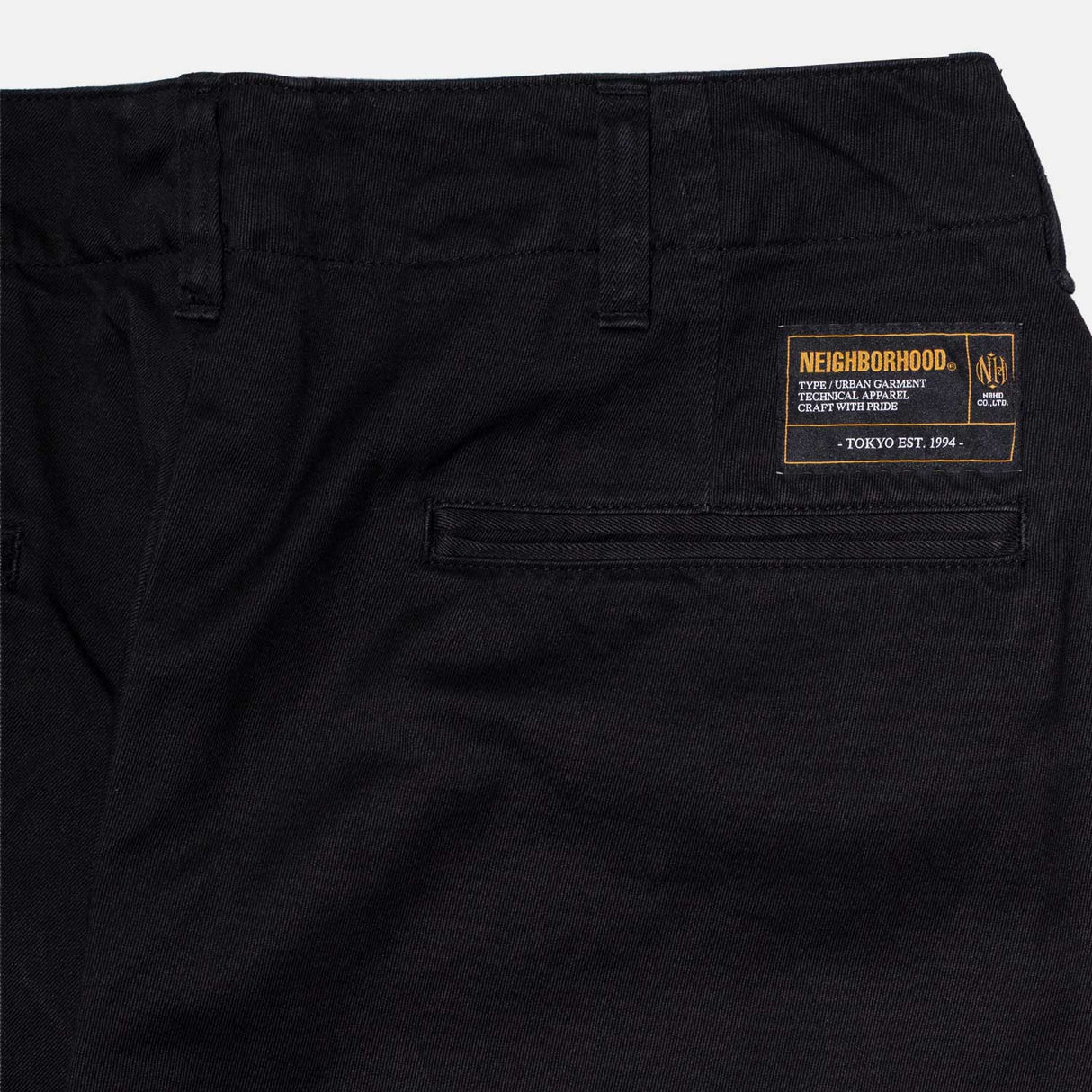 CLASSIC CHINO PANTS, Black