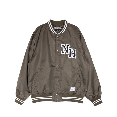 Neighborhood BASEBALL JACKET, Olive - Image 1