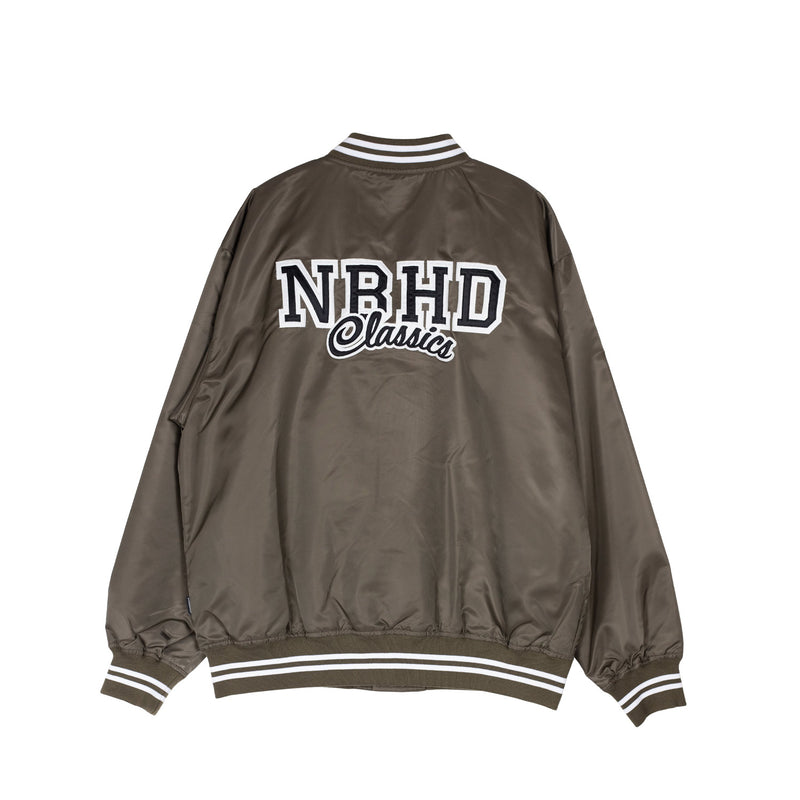 Neighborhood BASEBALL JACKET, Olive - Image 2