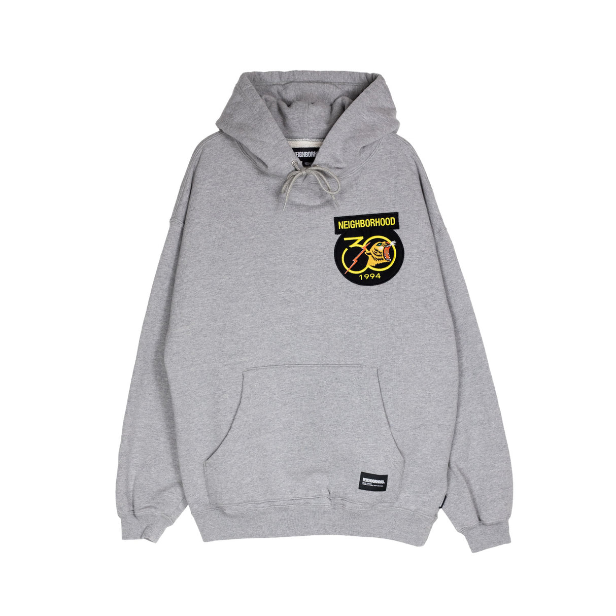 Neighborhood PATCHED SWEAT PARKA LS, Grey - Image 1