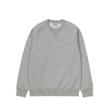 Carhartt WIP CHASE SWEATSHIRT, Grey Heather/Gold