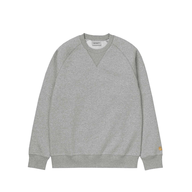 Carhartt WIP CHASE SWEATSHIRT, Grey Heather/Gold