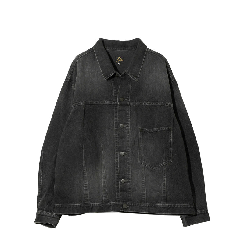 Needles DART BOTTOM JEAN JACKET, Black