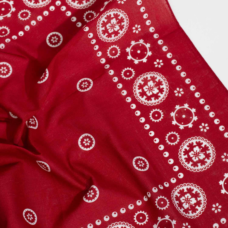Needles BANDANA SQUARE, Red