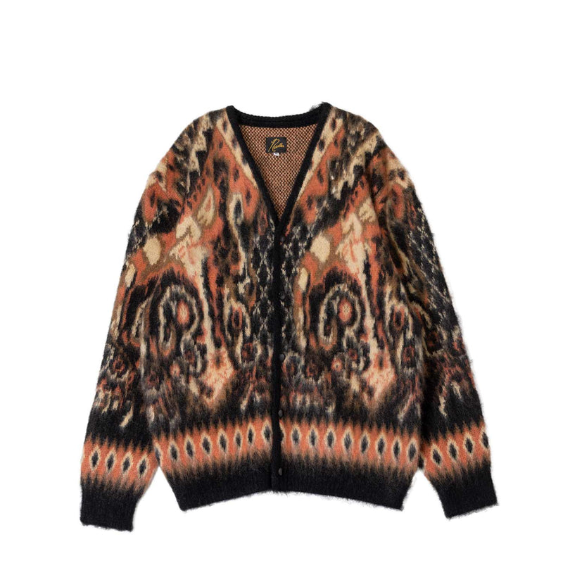 NEEDLES MOHAIR CARDIGAN BLACK