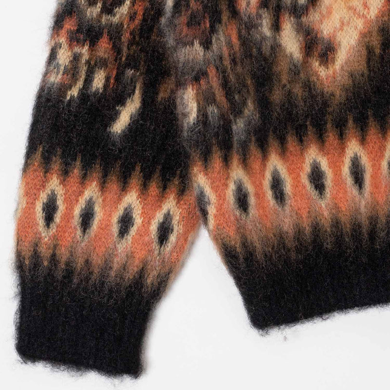 NEEDLES MOHAIR CARDIGAN BLACK