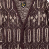 Needles MOHAIR CHECK GEOMETRIC, Burgundy