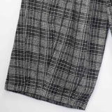 Needles H.D. PANT WOOL GLEN PLAID, Off White