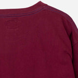 Needles L/S POCKET TEE, Burgundy