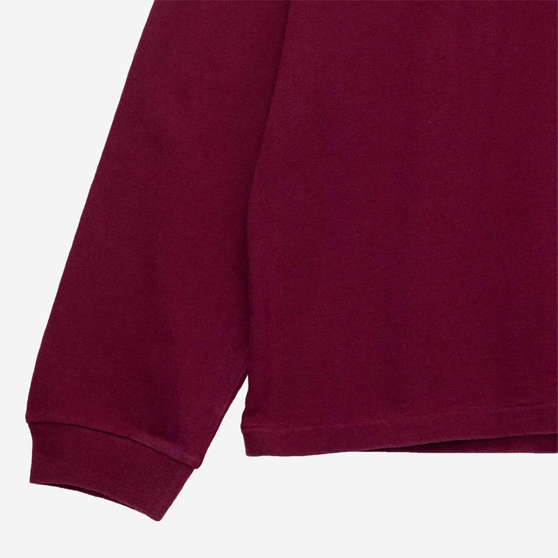 Needles L/S POCKET TEE, Burgundy