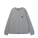 Needles L/S POCKET TEE, Heather Grey