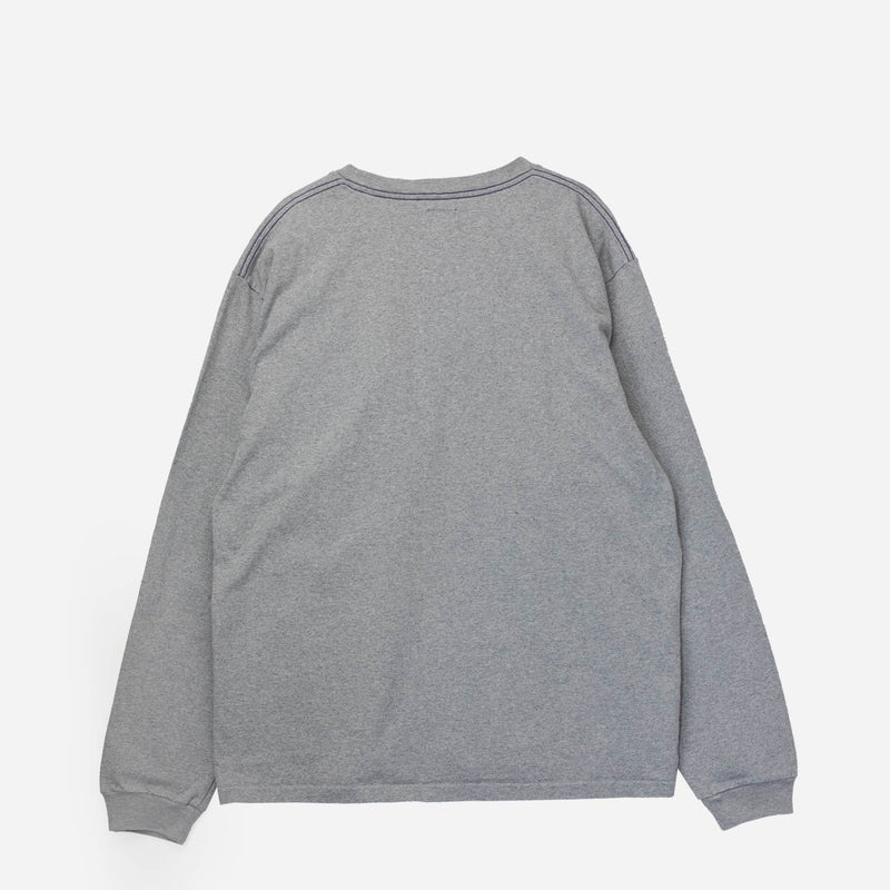Needles L/S POCKET TEE, Heather Grey