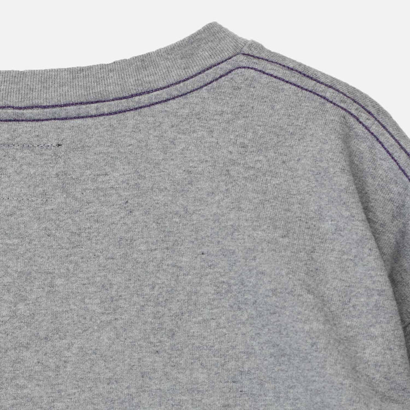 Needles L/S POCKET TEE, Heather Grey