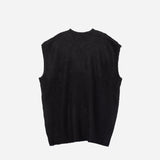 Needles MOHAIR KNIT VEST, Black