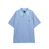 Needles S/S POLO SHIRT, Sax