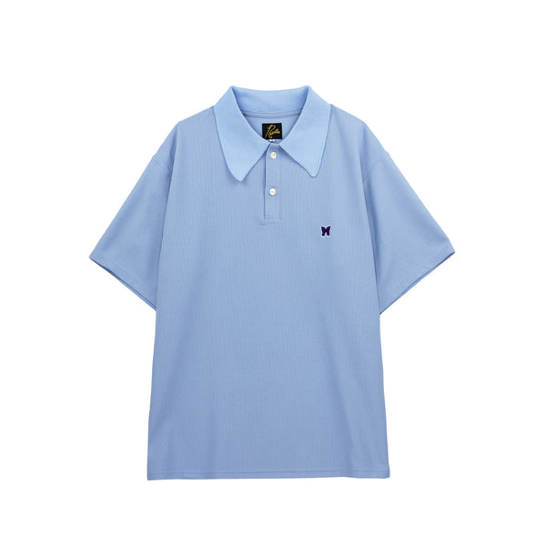 Needles S/S POLO SHIRT, Sax – Beamhill