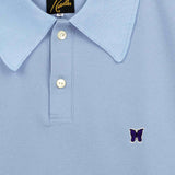 Needles S/S POLO SHIRT, Sax