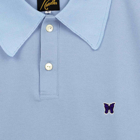 Needles S/S POLO SHIRT, Sax