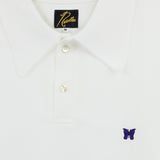 Needles S/S POLO SHIRT, White