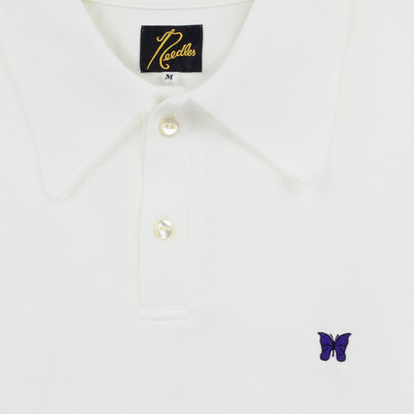Needles S/S POLO SHIRT, White