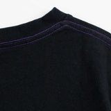 Needles S/S PAPILLON EMBROIDERY POCKET TEE, Black