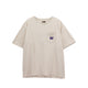 Needles S/S PAPILLON EMBROIDERY POCKET TEE, Oatmeal