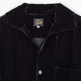 Needles ITALIAN COLLAR S/S SHIRT, Black