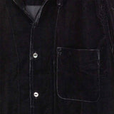 Needles ITALIAN COLLAR S/S SHIRT, Black