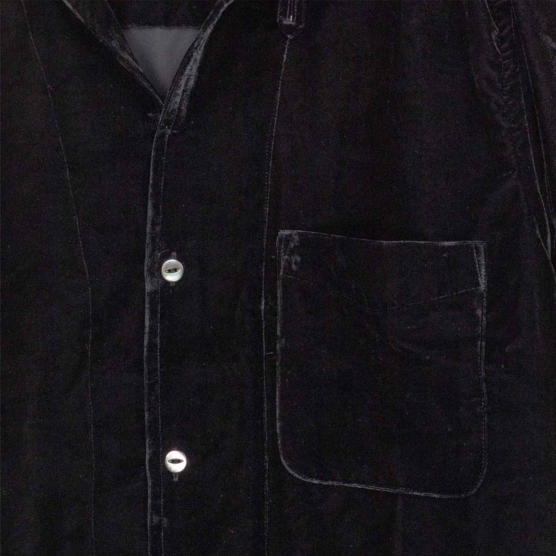 Needles ITALIAN COLLAR S/S SHIRT, Black