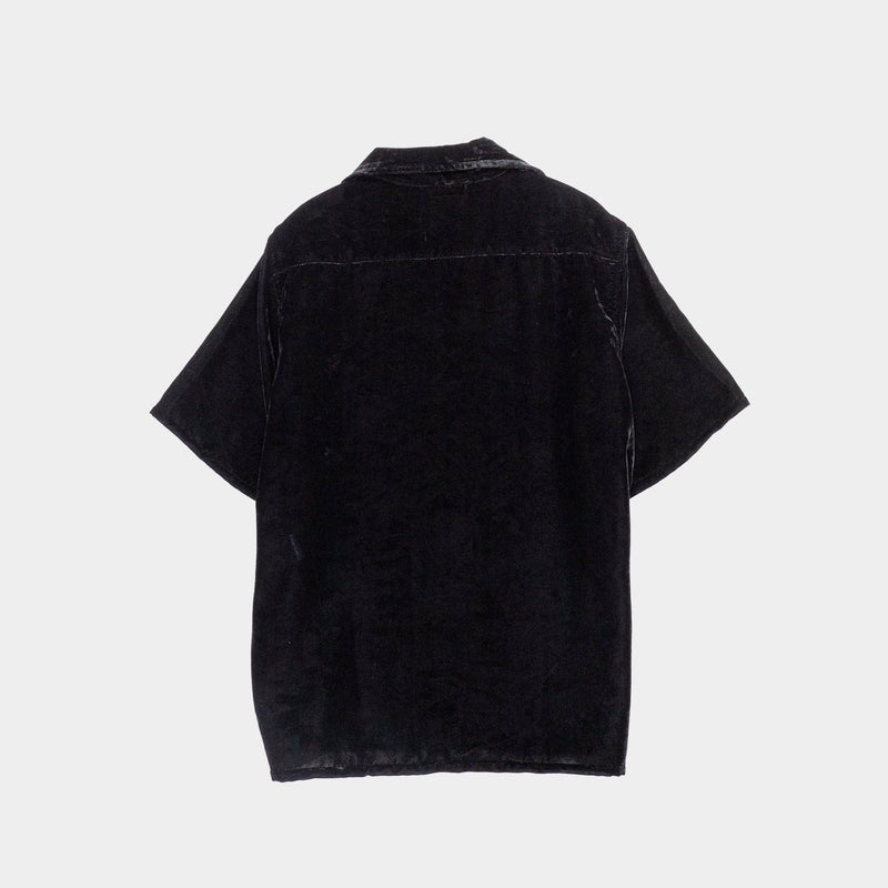 Needles ITALIAN COLLAR S/S SHIRT, Black