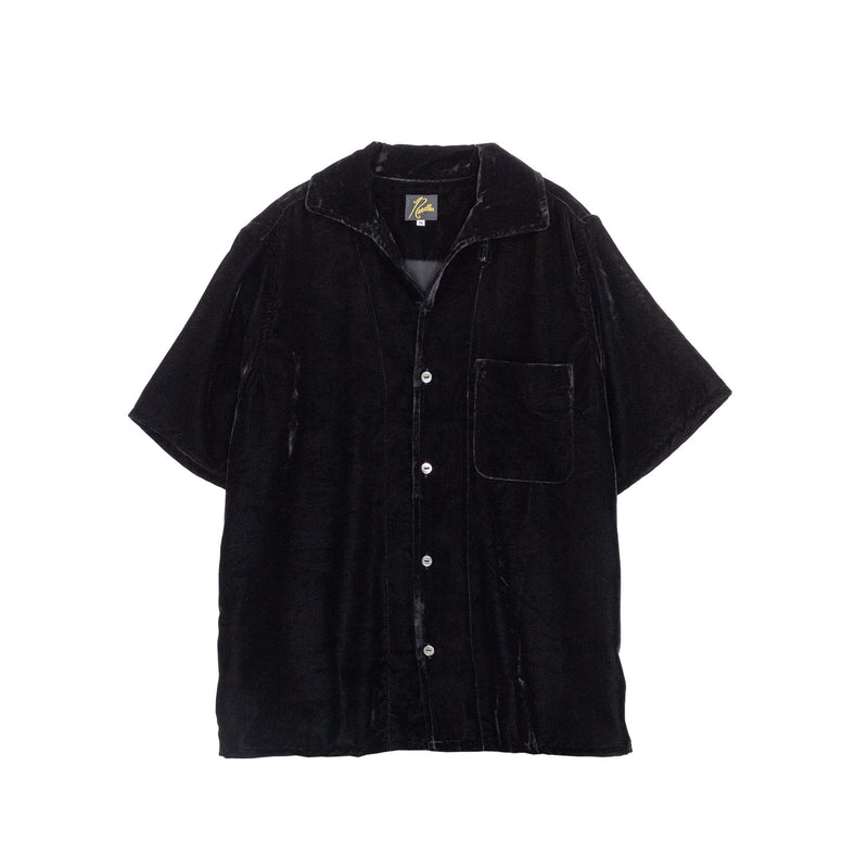 Needles ITALIAN COLLAR S/S SHIRT, Black