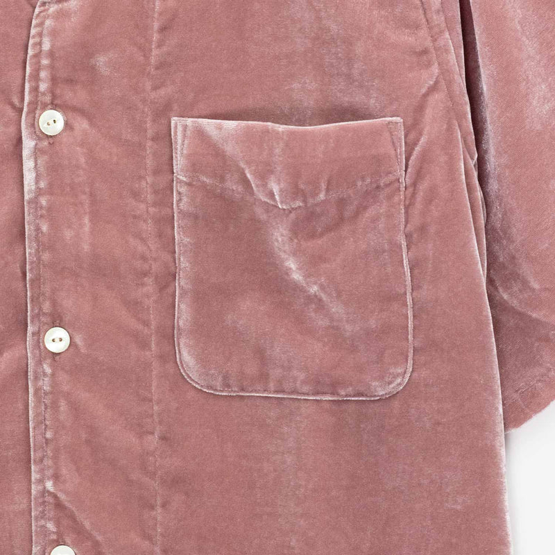 Needles ITALIAN COLLAR S/S SHIRT, Pink