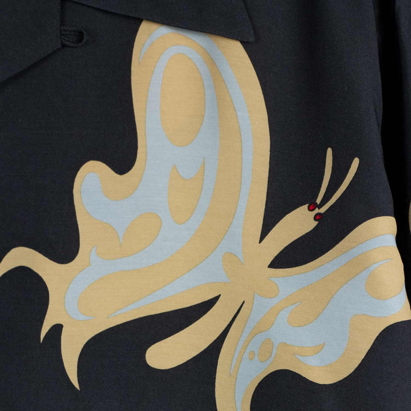 Needles x Kae Tanaka S/S ONE-UP SHIRT, Black