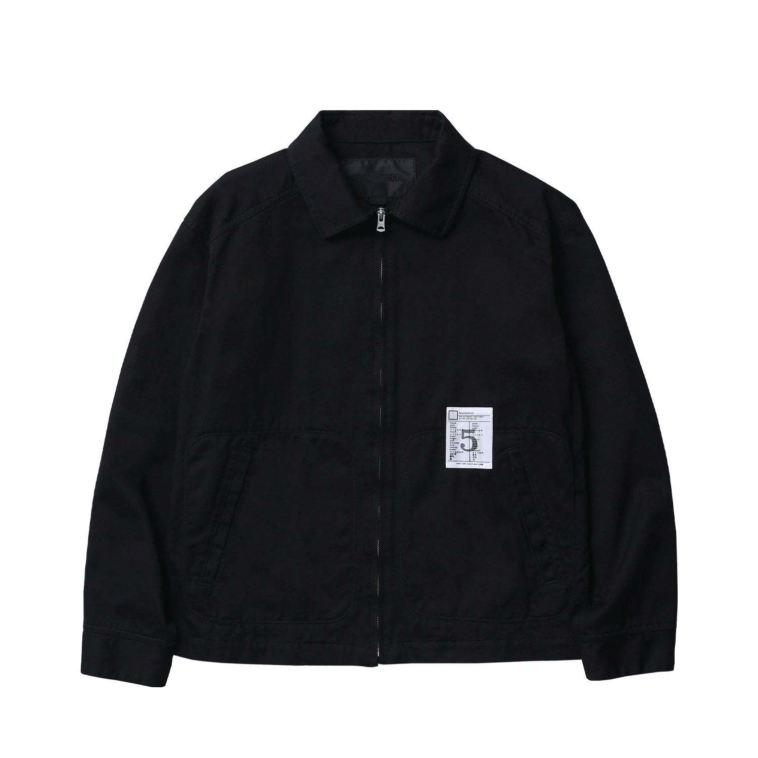 Neighborhood BW . ZIP WORK JACKET, Black – Beamhill