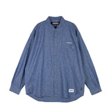 Neighborhood CHAMBRAY BD SHIRT LS, Indigo