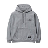 Neighborhood CLASSIC SWEAT HALF ZIP HOODIE, Gray