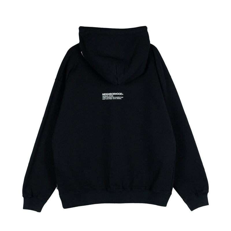 Neighborhood CLASSIC SWEAT ZIP HOODIE LS, Black