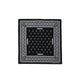 Neighborhood CROSS PATTERN BANDANA, Black