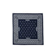 Neighborhood CROSS PATTERN BANDANA, Navy