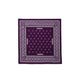Neighborhood CROSS PATTERN BANDANA, Purple