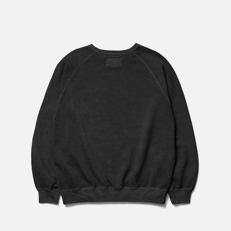Neighborhood PIGMENT DYED CREWNECK LS, Black