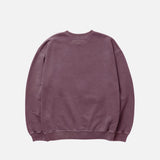 Neighborhood PIGMENT DYED SWEAT SHIRT LS, Burgundy