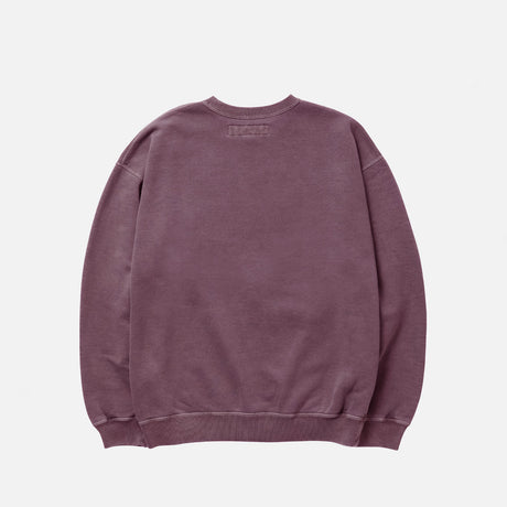 Neighborhood PIGMENT DYED SWEAT SHIRT LS, Burgundy