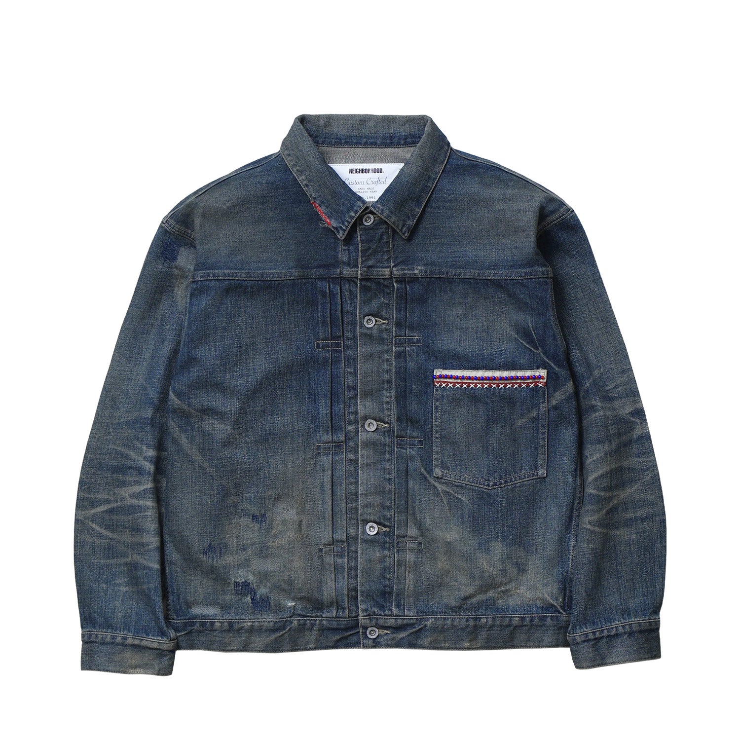 Neighborhood SAVAGE DENIM TYPE-1 JACKET, Indigo – Beamhill