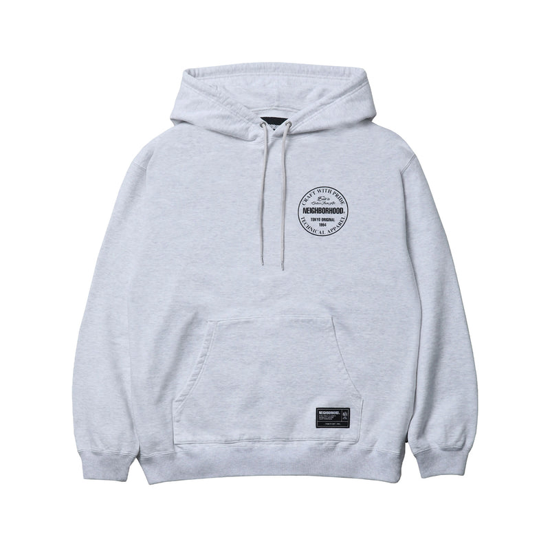 Neighborhood STAPLE SWEAT HOODIE LS , Oatmeal