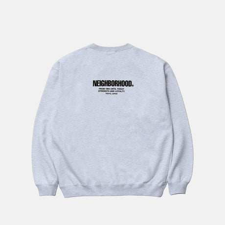 Neighborhood STAPLE SWEAT SHIRT LS, Oatmeal