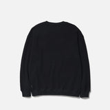 Neighborhood WAFFLE FABRIC CREWNECK LS-1, Black