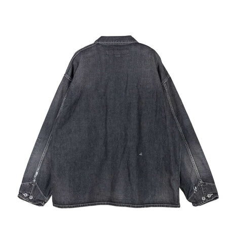 Neighborhood WASHED COVERALL JACKET, Black - Image 2