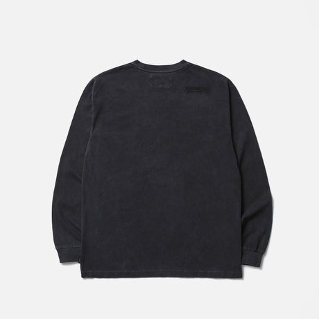 Neighborhood PIGMENT DYED CREWNECK LS, Black